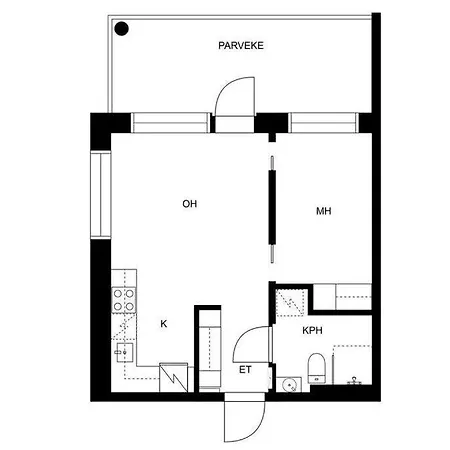 Апартаменты New Stylish With 2 Near Airport Alexander Вантаа